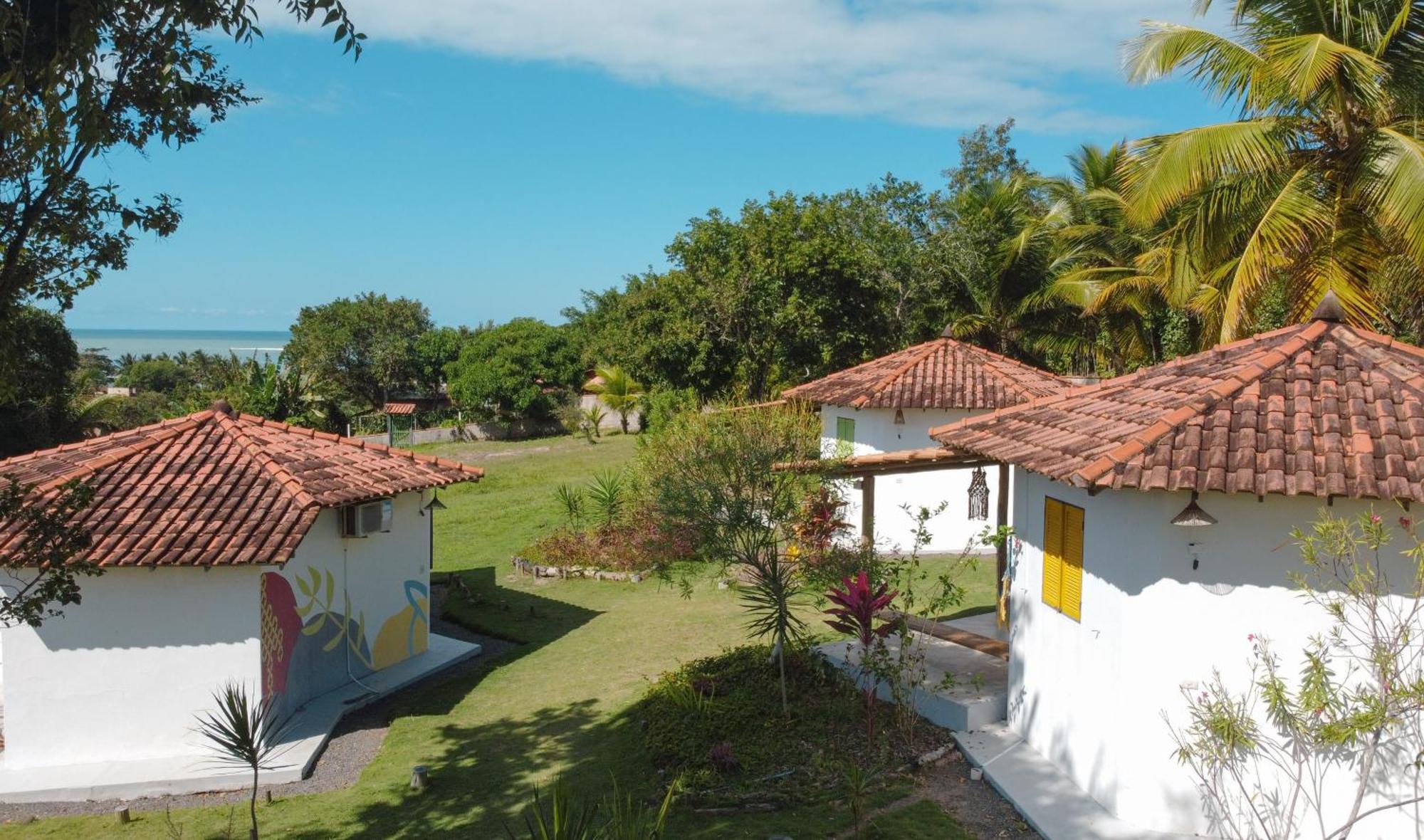 Chalés Canto do Mar - Cumuruxatiba - Hospedagem de Temporada Exterior foto